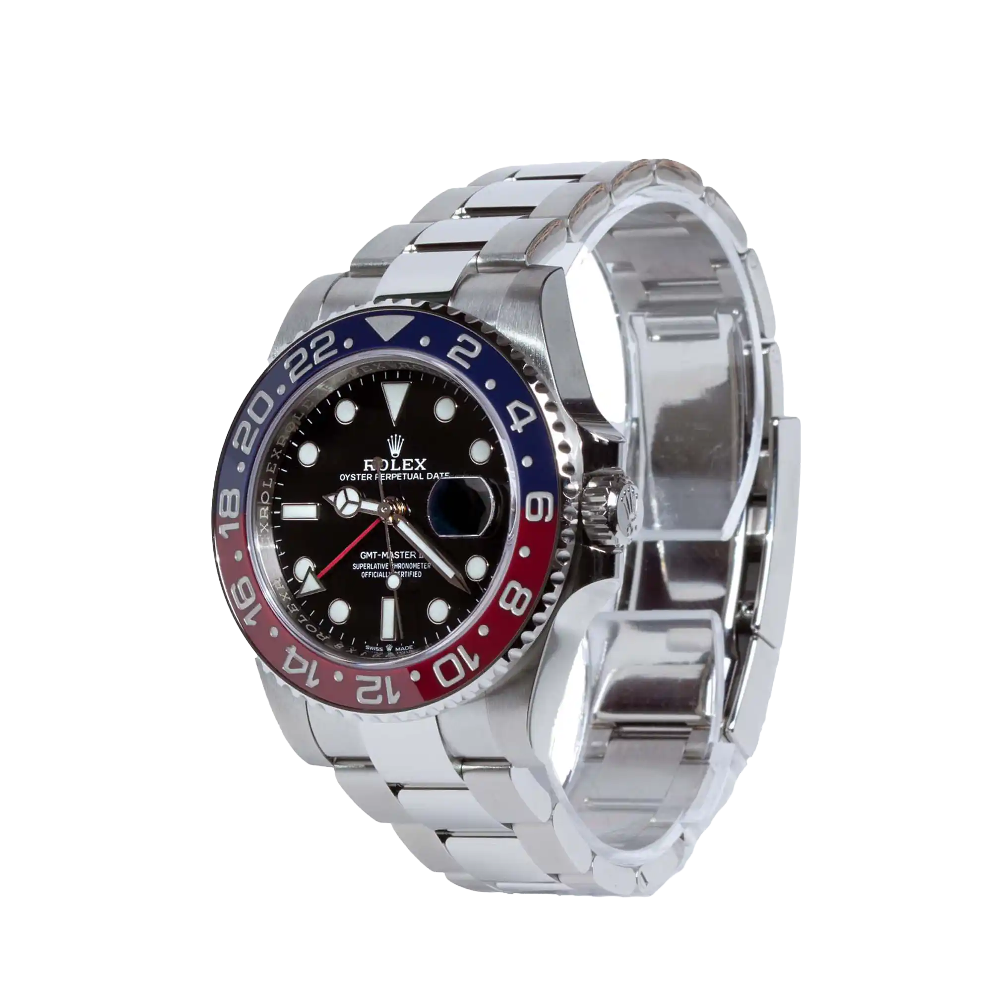 Rolex_GMT_Master_II_Pepsi_Oyster_126710BLRO_-_Side