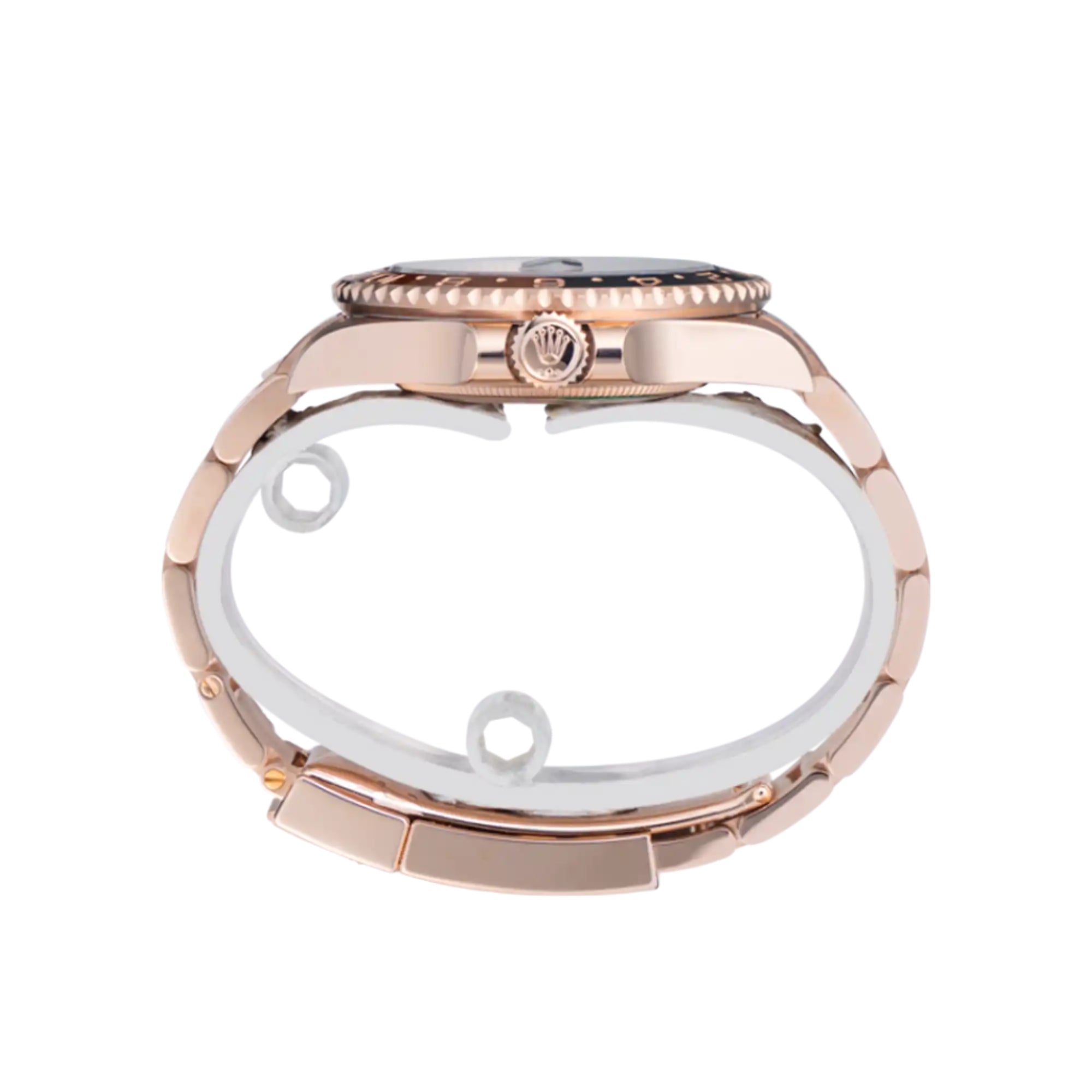 Rolex_GMT_Master_II_Root_Beer_18K_Everose_Gold_Oyster_126715CHNR_-_Crown
