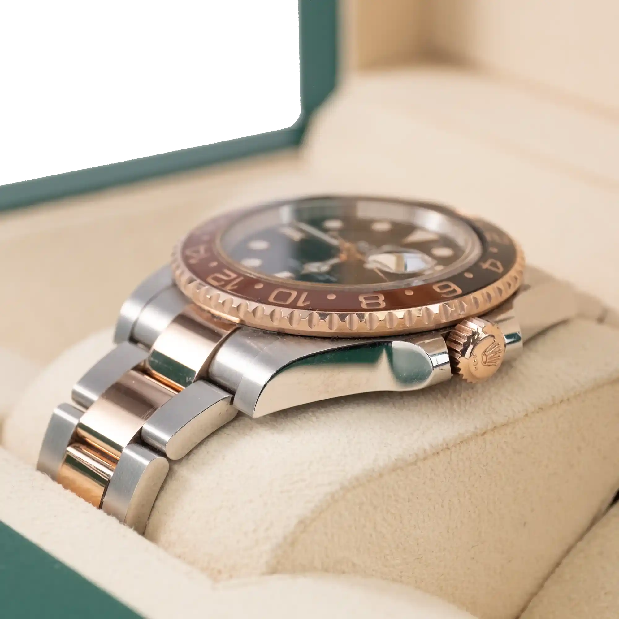 Rolex GMT Master II "Root Beer" Oyster 126711CHNR - Pre-owned - Right