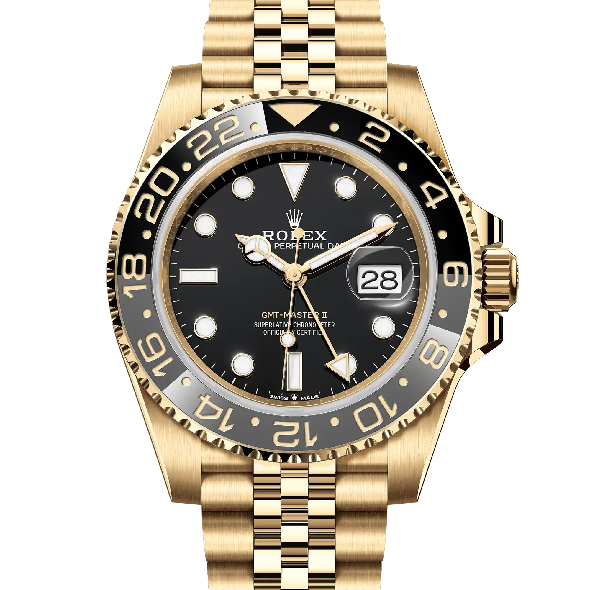 Rolex GMT Master II Yellow Gold Jubilee 126718GRNR