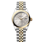Rolex Lady Datejust 28 Silver Dial Oystersteel Yellow Gold Jubilee 279163