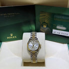 Rolex Lady Datejust 28 Silver Dial Oystersteel Yellow Gold Jubilee 279163 - Full set