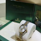 Rolex Lady Datejust 28 Silver Dial Oystersteel Yellow Gold Jubilee 279163 - Right