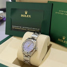 Rolex Oyster Perpetual 28 Lavender Dial 276200 - Crown