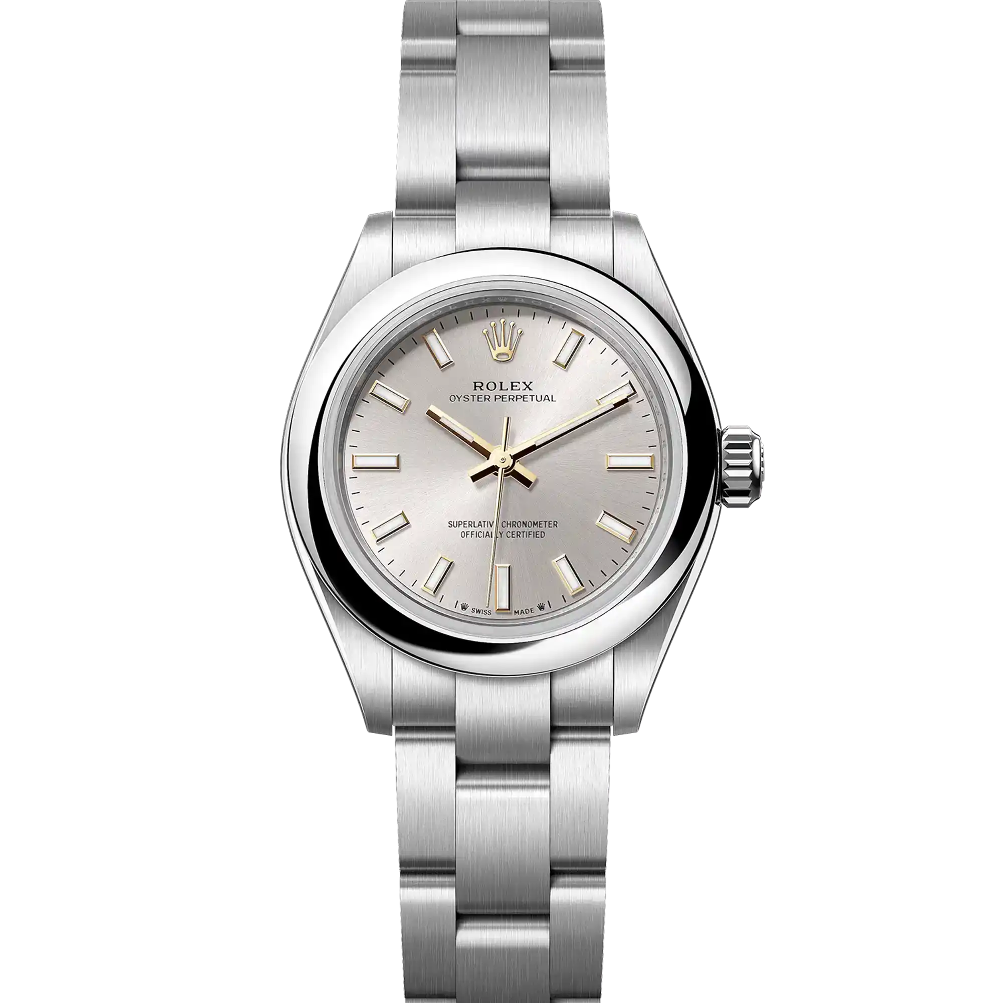Rolex Oyster Perpetual 28 Silver Dial 276200
