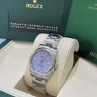 Rolex Oyster Perpetual 34 Lavender Dial 124200 - Crown
