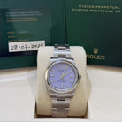 Rolex Oyster Perpetual 34 Lavender Dial 124200 - Full set