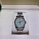 Rolex Oyster Perpetual 34 Pistachio Green Dial 124200 - Front