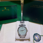 Rolex Oyster Perpetual 34 Pistachio Green Dial 124200 - Full set