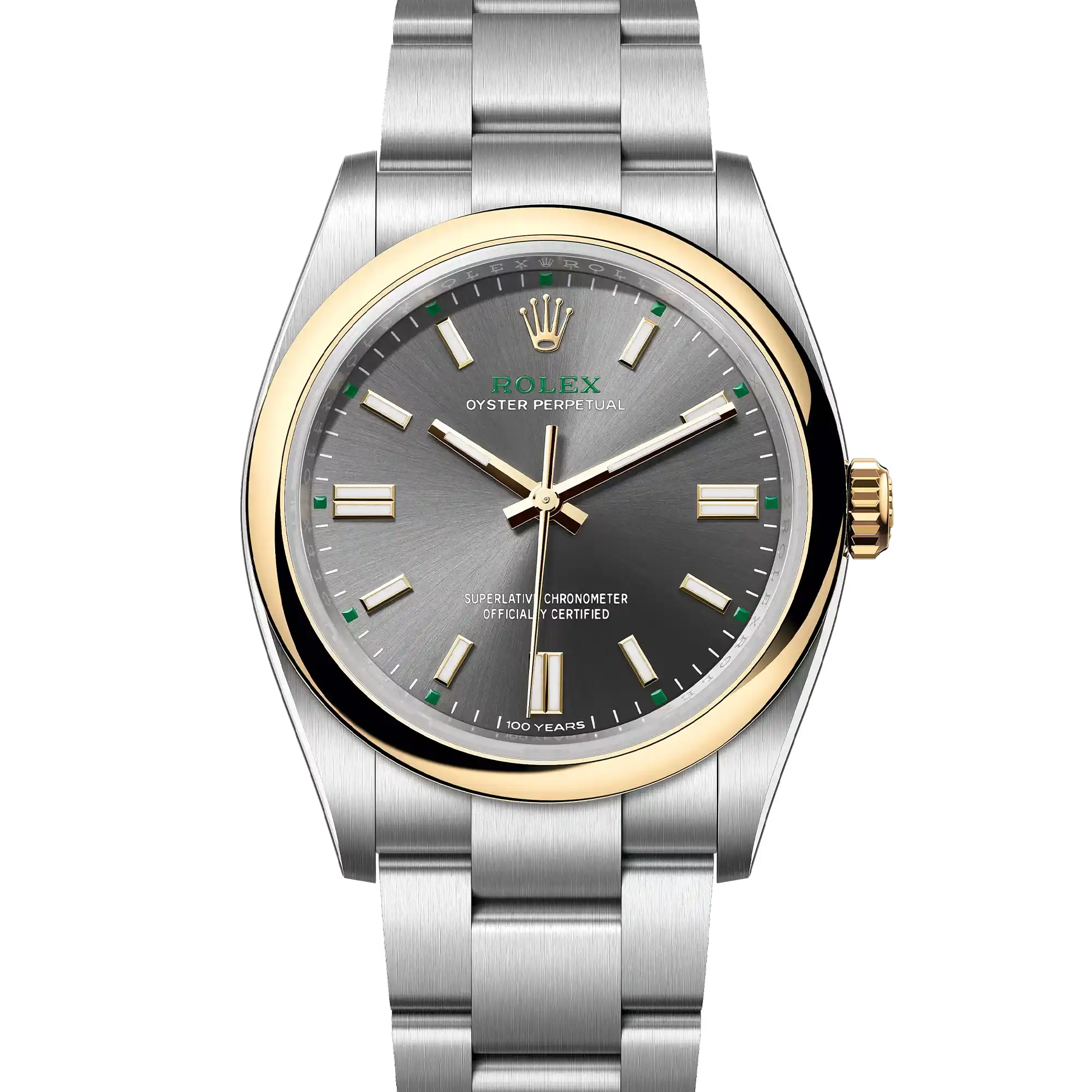 Rolex Oyster Perpetual 36 100th Anniversary Slate Gold Oystersteel 126003 - 2026 New Releases