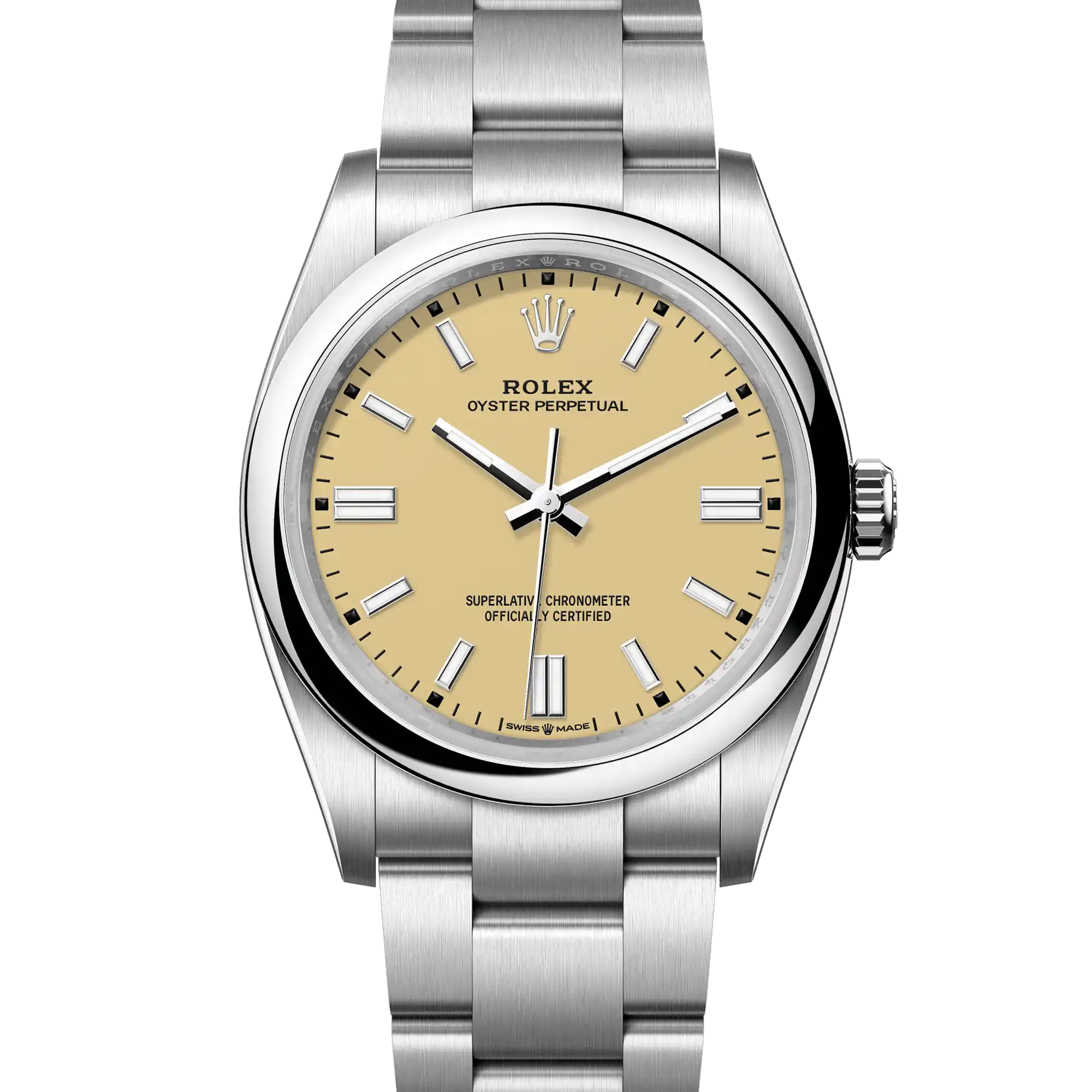 Rolex Oyster Perpetual 36 Beige Dial 126000