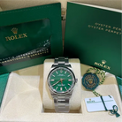 Rolex Oyster Perpetual 36 Green Dial 126000 - Full set