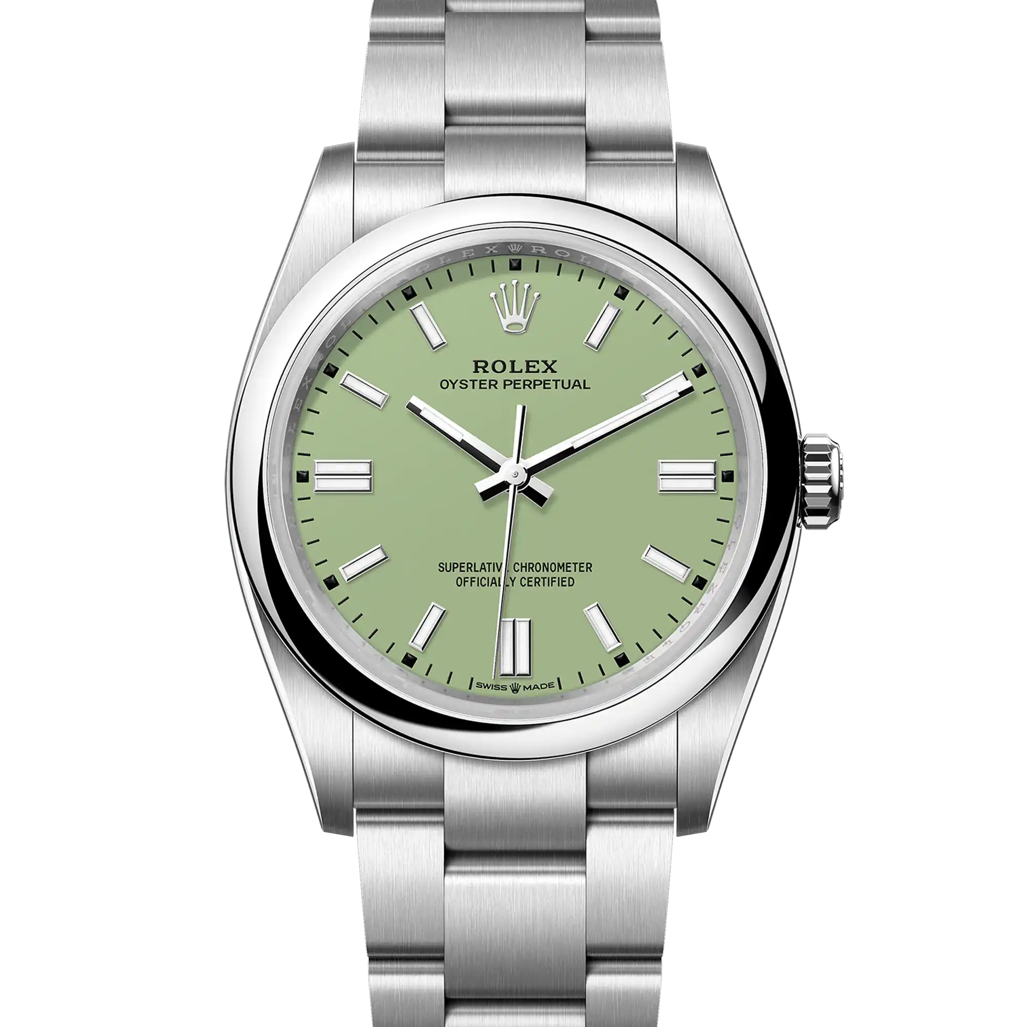 Rolex Oyster Perpetual 36 Pistachio Green Dial 126000 - 2025 New Release