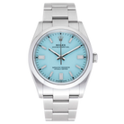 Rolex Oyster Perpetual 36 Tiffany Blue Dial 126000 - Front