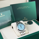 Rolex Oyster Perpetual 36 Tiffany Blue Dial 126000 Set