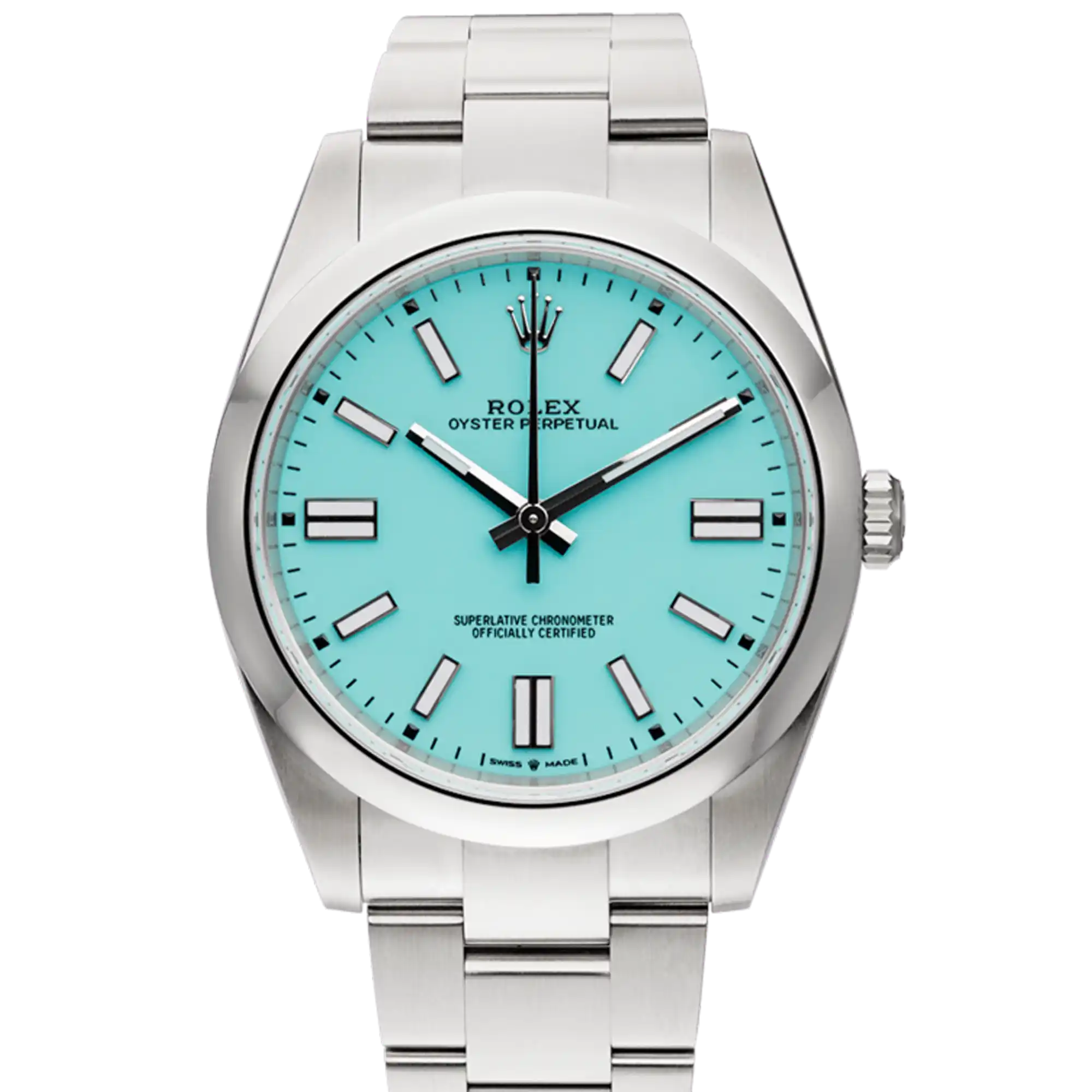Rolex Oyster Perpetual 41 Tiffany Blue Dial 124300
