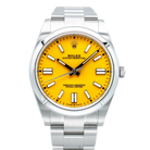 Rolex Oyster Perpetual 41 Yellow Dial 124300 - Pre-Owned