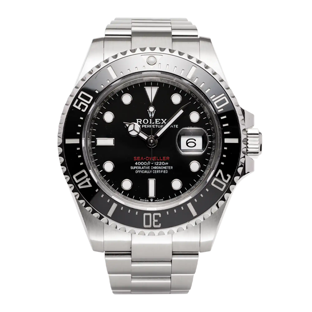 Rolex Sea-Dweller Red Lettering Black Dial 126600 - Pre-owned