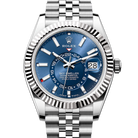 Rolex Sky Dweller Blue Dial Oystersteel and White Gold Jubilee 336934