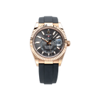 Rolex Sky Dweller Slate Rose Gold Oysterflex 336235 - Front
