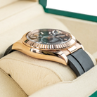 Rolex Sky Dweller Slate Rose Gold Oysterflex 336235 - Left