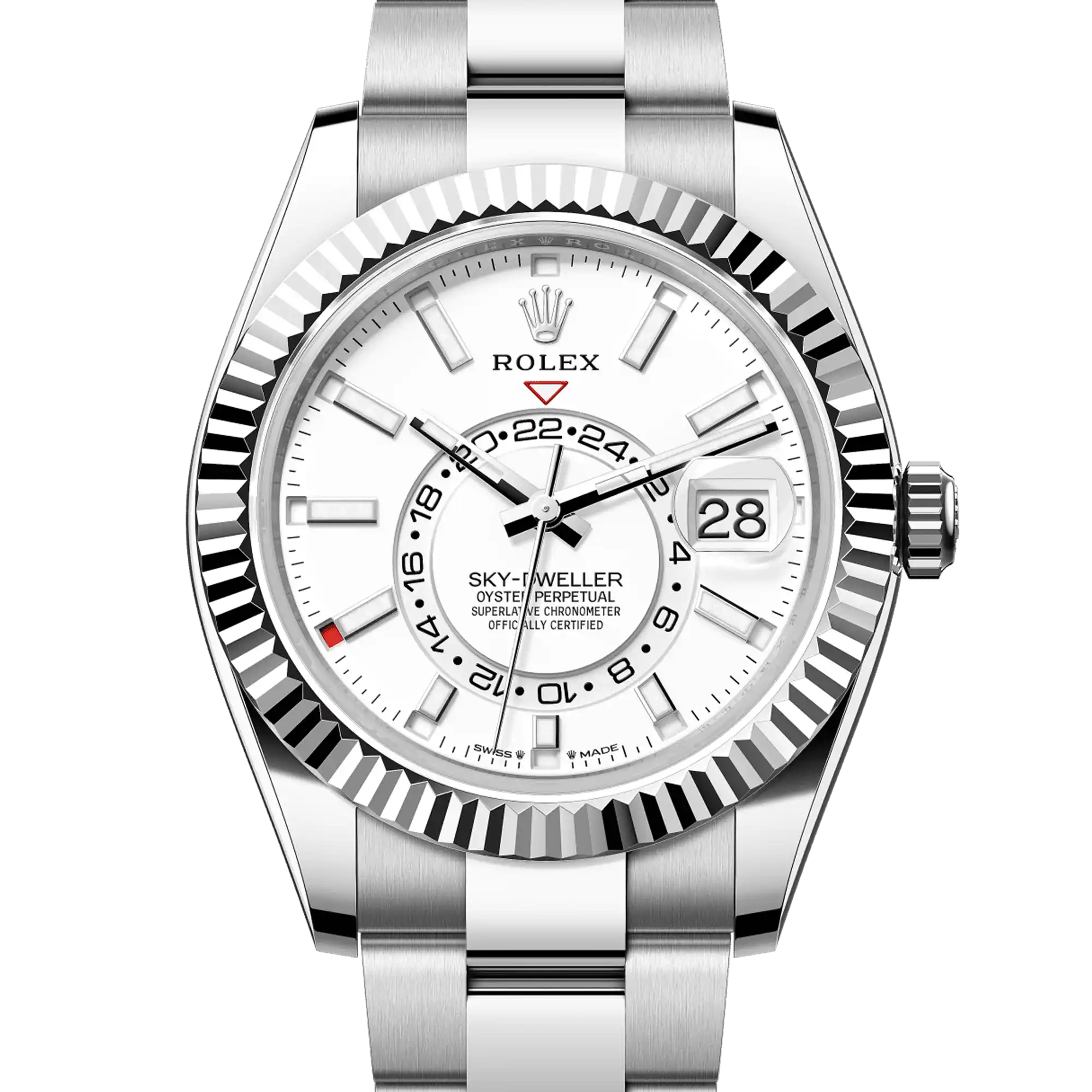 Rolex Sky Dweller White Dial Oystersteel White Gold Oyster 336934