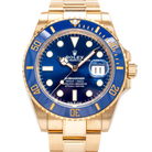 Rolex Submariner "Bluesy" Yellow Gold 126618LB - Close front