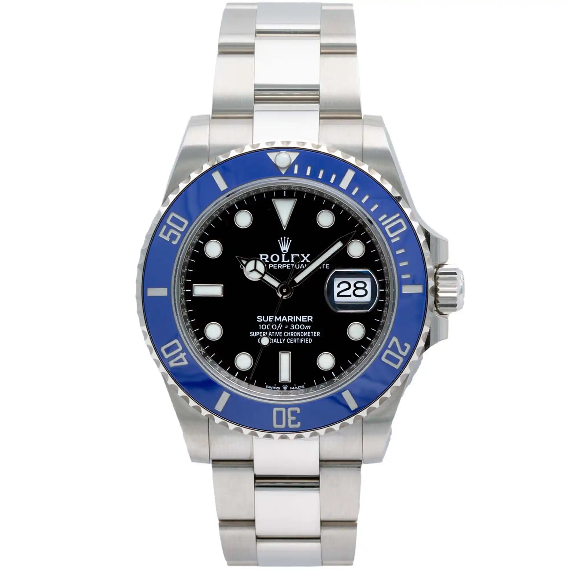 Rolex Submariner Cookie Monster Black Dial 126619LB - Front