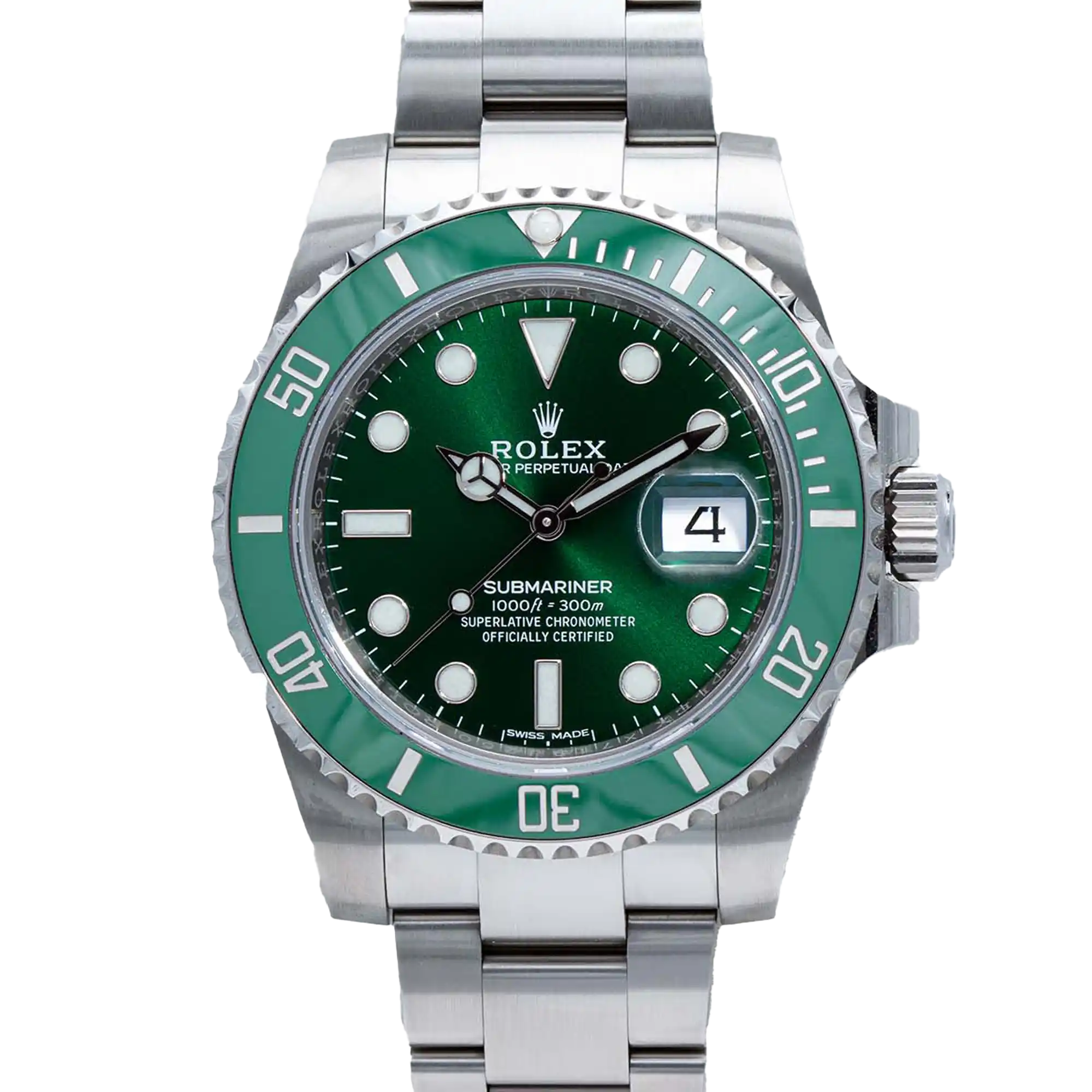 Rolex Submariner Date 'Hulk' 116610LV - Pre-owned