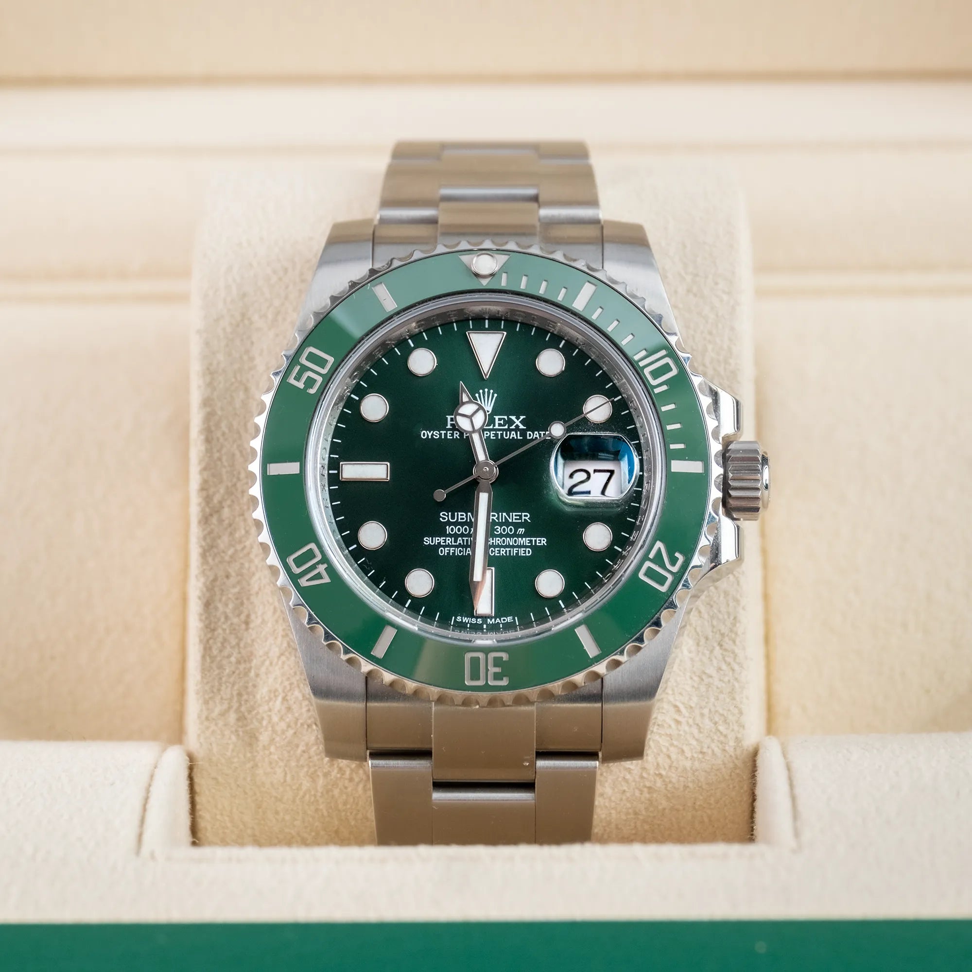Rolex Submariner Date 'Hulk' 116610LV - Pre-owned - In box 2