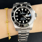 Rolex Submariner Date Stainless Steel Black Dial Black Bezel 116610LN - Pre-owned 2020 - Wrist