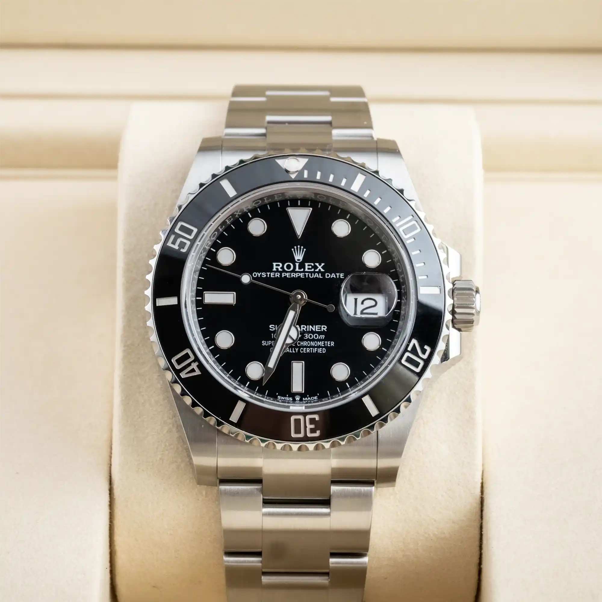 Rolex Submariner Date Stainless Steel Black Dial Black Bezel 126610LN - In box