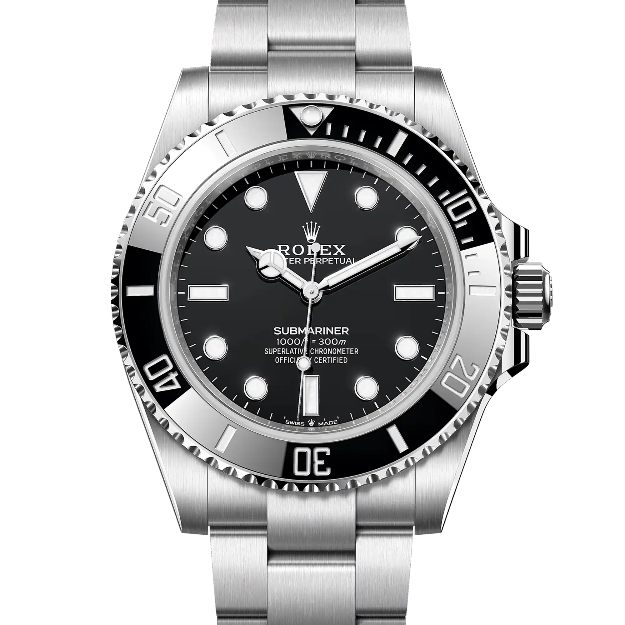 Rolex Submariner No Date Black Dial 124060