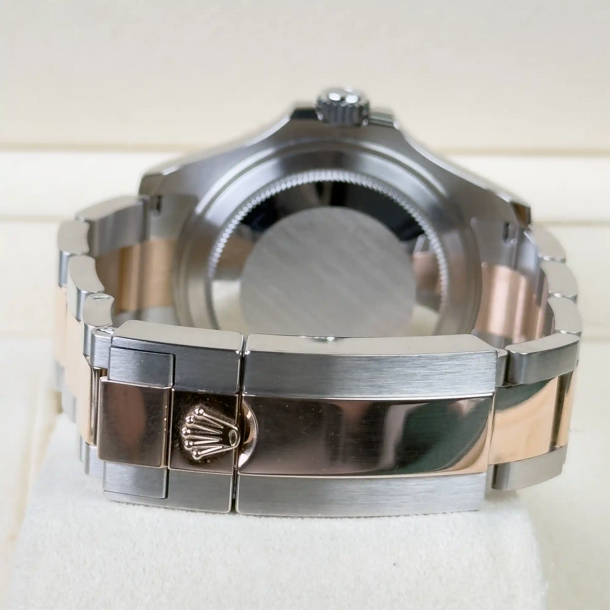 Rolex Yacht-Master 37 Chocolate Dial Oystersteel and Everose Gold 268621 - 2017 Pre-Owned Mint - Back