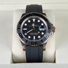 Rolex Yacht-Master 40 Black Dial Everose Gold 126655 - front