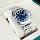 Rolex Yacht-Master 40 Blue Dial Oystersteel Platinum Oyster 126622 - Side 2
