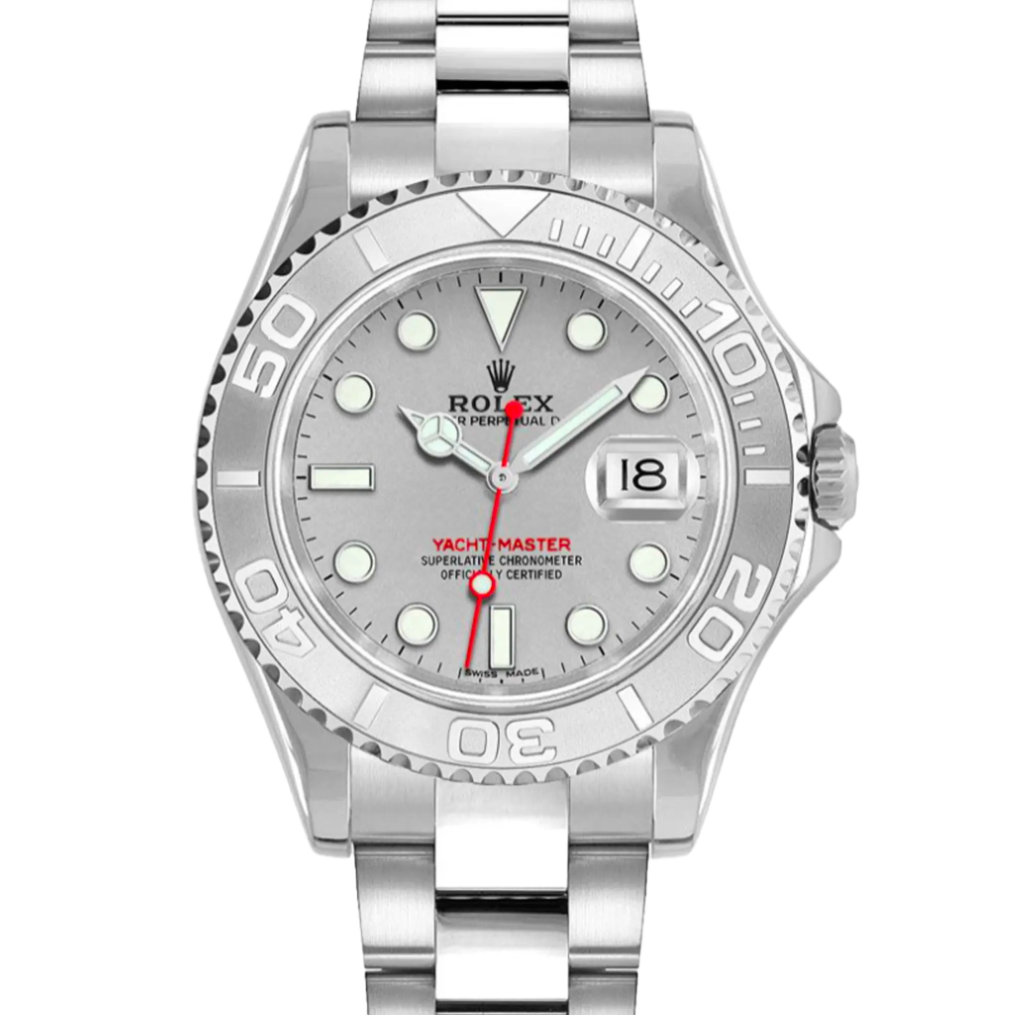 Rolex Yacht-Master 40 Silver Dial 16622