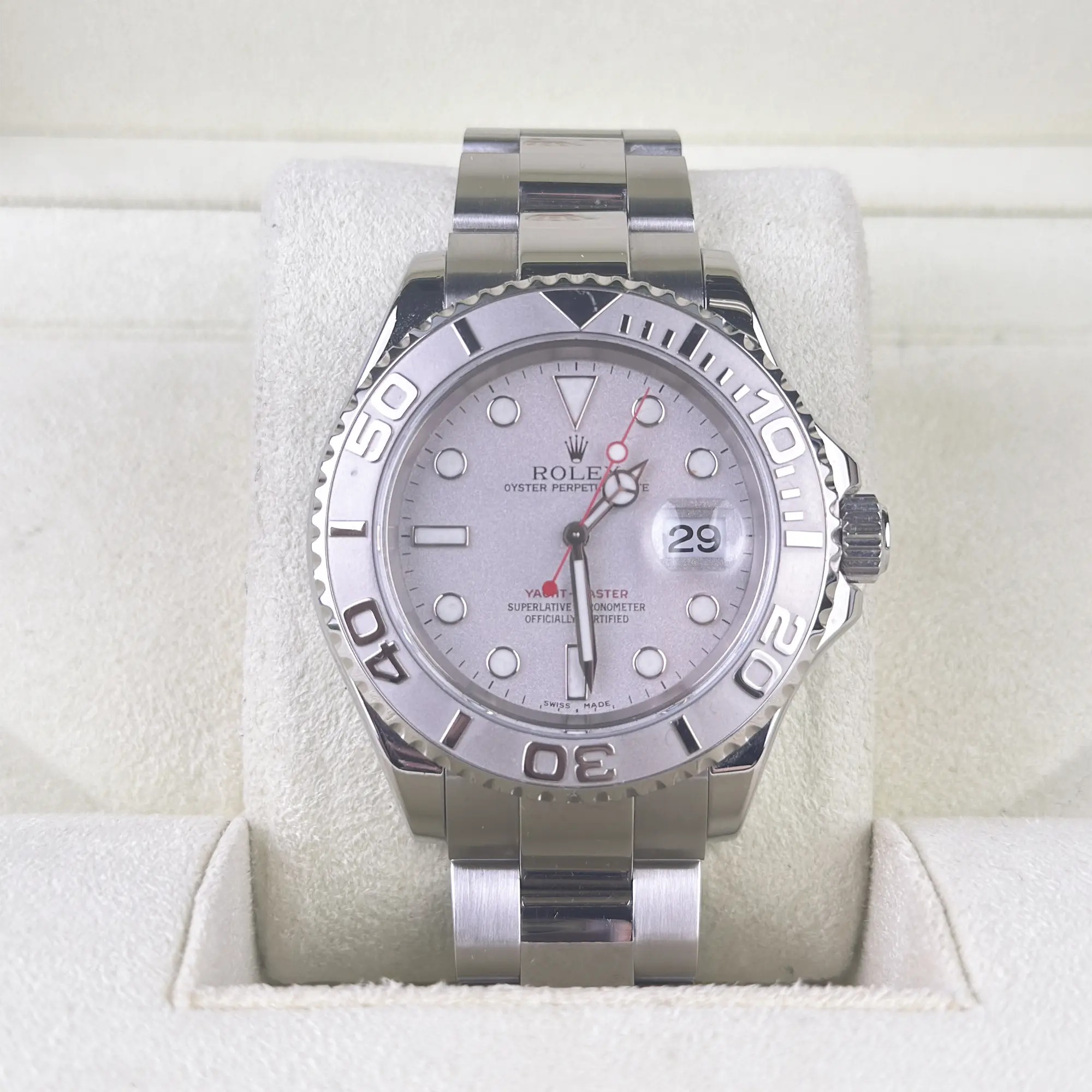 Rolex Yacht-Master 40 Silver Dial 16622 - Pre-Owned 2006 Front
