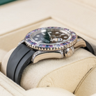 Rolex Yacht-Master “Cotton Candy” White Gold Black Dial Oysterflex 126679SABR - Right