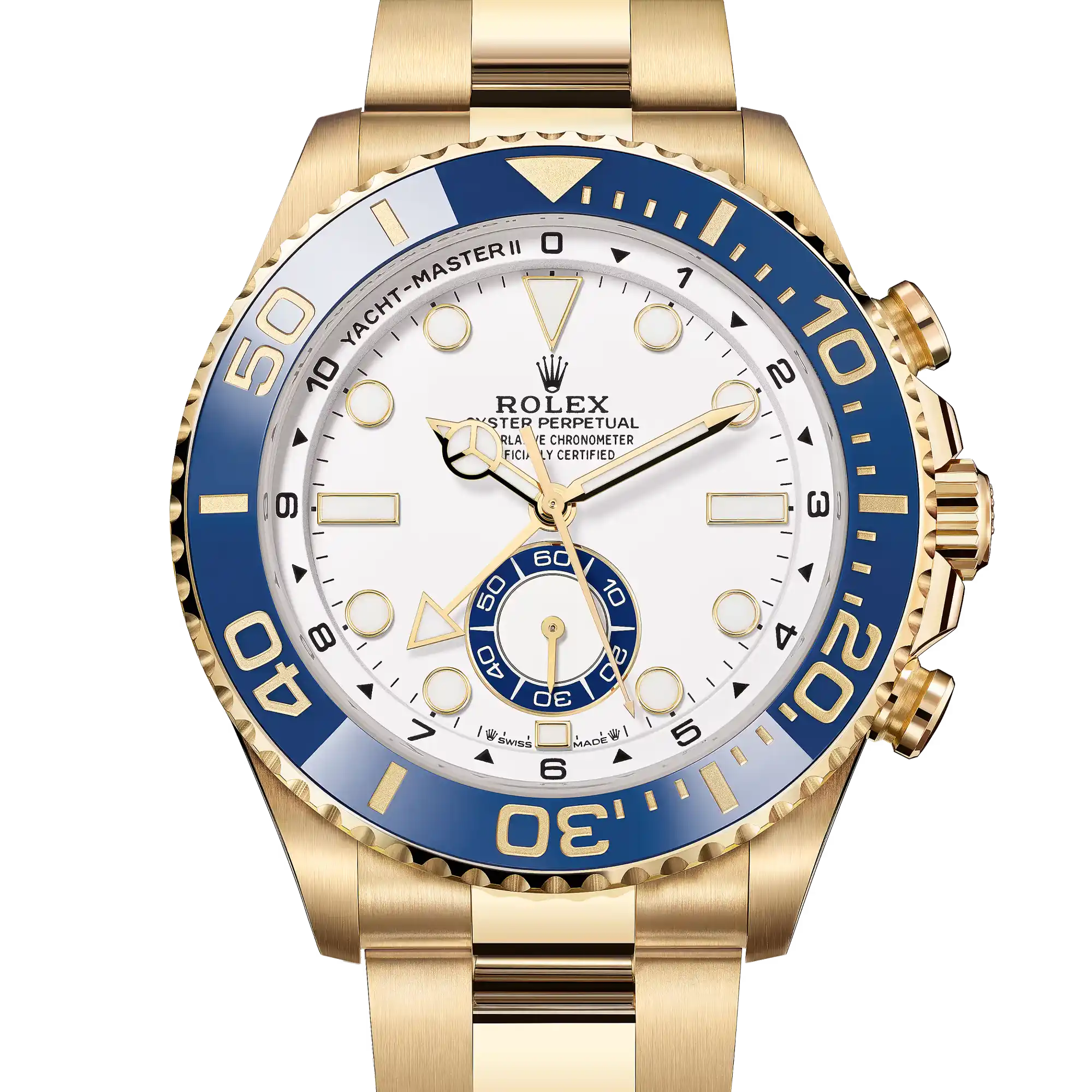 Rolex Yacht-Master II 44 White Dial Yellow Gold 126688 - 2026 New Releases