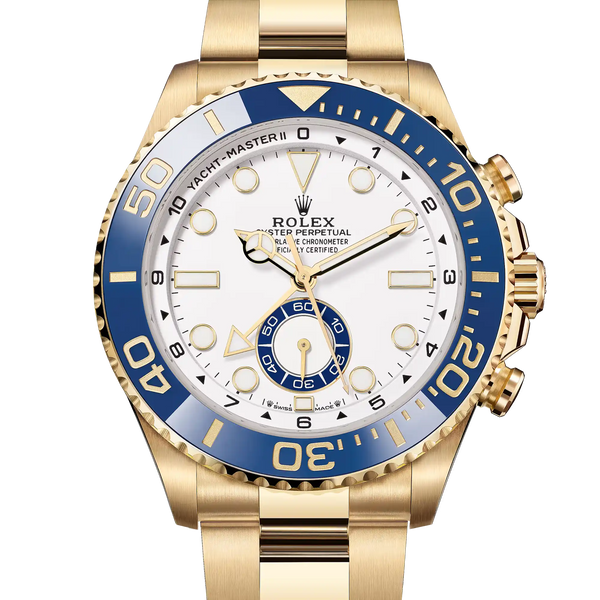 Rolex Yacht-Master II 44 White Dial Yellow Gold 126688 - 2026 New