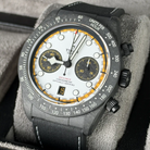 Tudor Black Bay Chronograph “Carbon 26” White Dial 42mm Black Strap 79377KN-0003 - Right