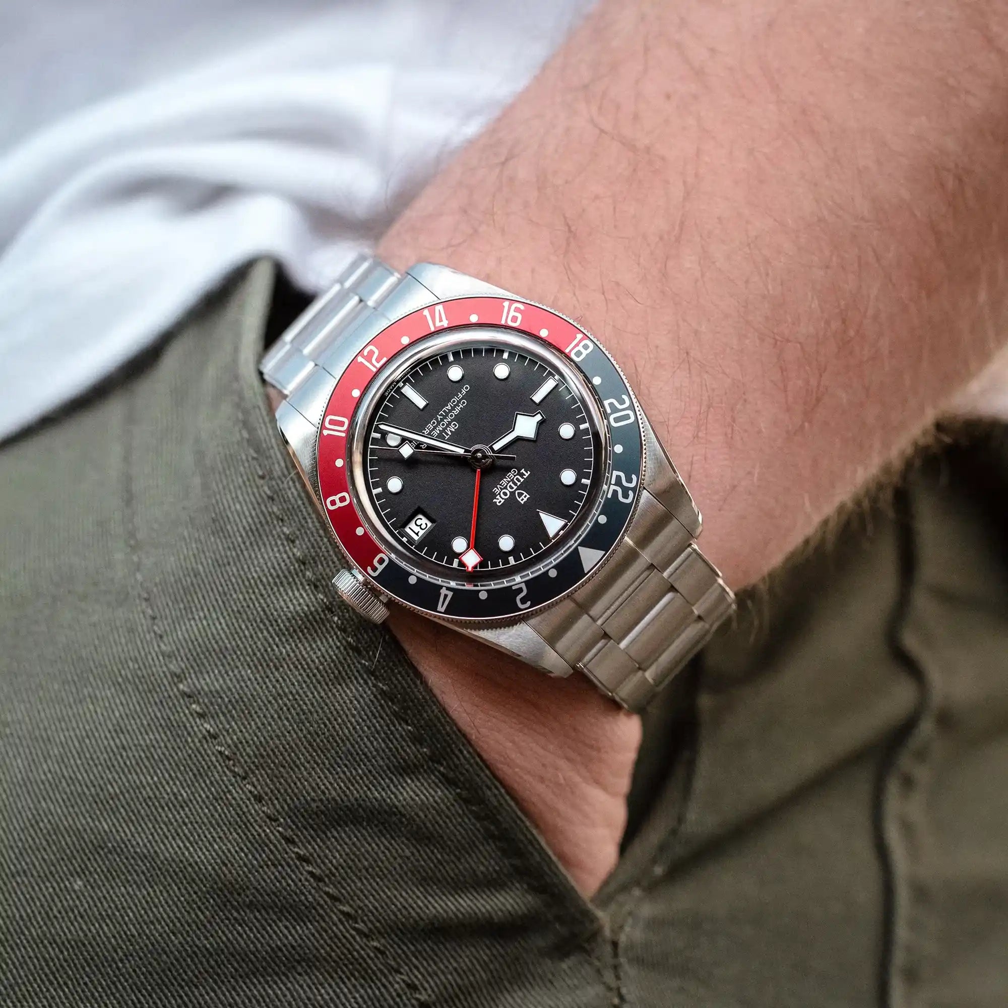 Tudor Black Bay GMT “Pepsi” Black Dial 79830rb - On hand