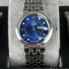Tudor Clair de Rose Blue Diamond Dial 34mm Steel 35800-0010 - Front