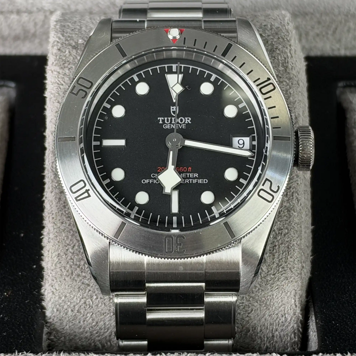 Tudor Heritage Black Bay Black Dial 41mm Steel 79730-0001 - Front