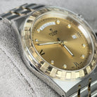Tudor Royal Champagne Dial Day-Date Diamond Dial 41mm Steel Yellow Gold 28603-0006 - Side 1