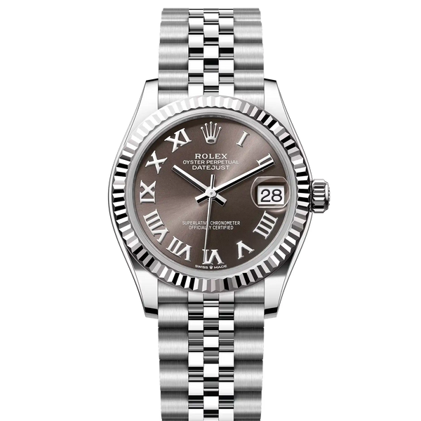 Rolex Datejust 31 Dark Grey Roman Dial Jubilee 278274 – Tiger