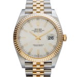 Rolex Oyster Perpetual Datejust Ii 126333 White Dial Color Watch Front View