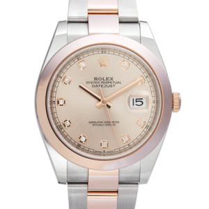 Rolex Oyster Perpetual Datejust Ii 126301g Sundust Set Dial Color Watch Front View