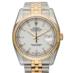 Rolex Oyster Perpetual Lady-datejust Ref. 116233 Watch White Dial Color Front View